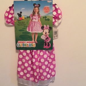🦋 NWT Girls Minnie Mouse Costume 3T/4T